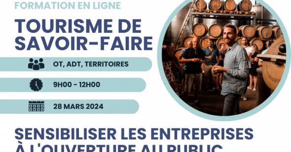Tourisme de savoir-faire : une formation pour sensibiliser les acteurs des territoires