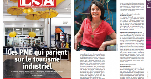 Le tourisme industriel en une de LSA !