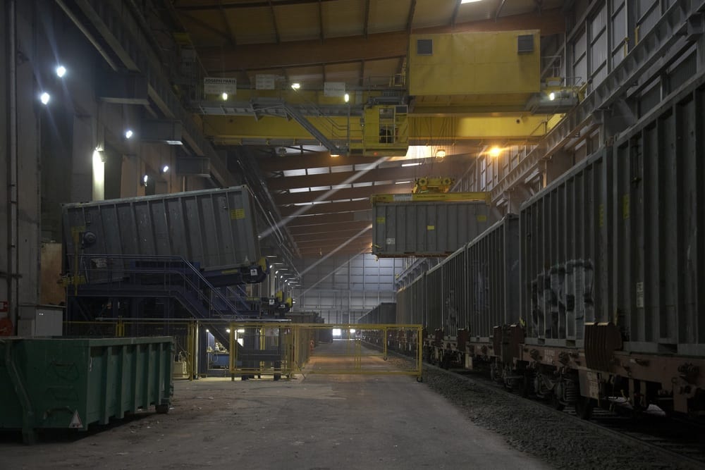Site EveRé, Fos-sur-Mer, intérieur du site de retraitement des déchets