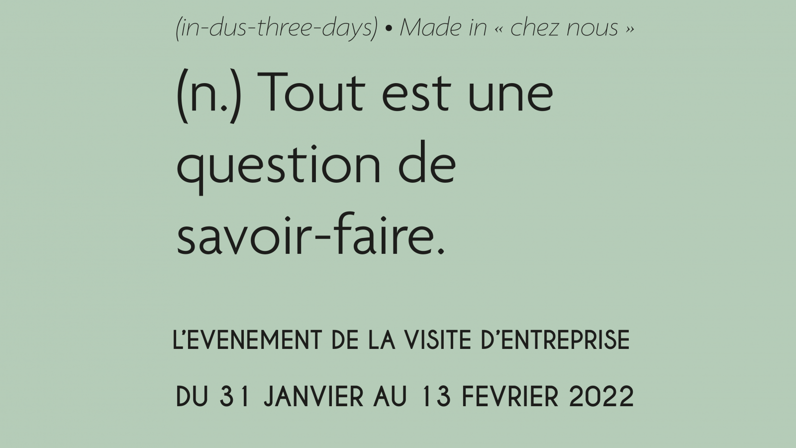 5 bonnes raisons de participer aux Indus’3days